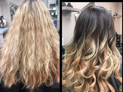 reverse balayage